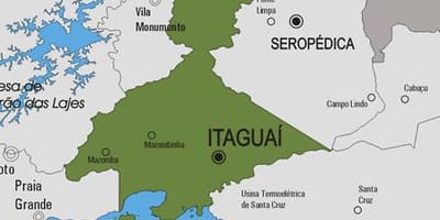 Žemėlapis Itaguaí savivaldybė