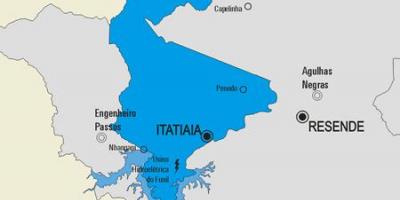 Žemėlapis Itatiaia savivaldybė