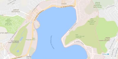 Žemėlapis Lagoa