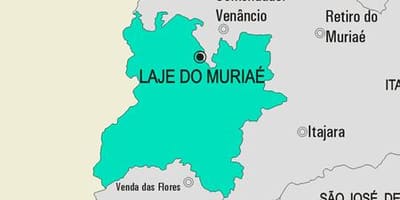 Žemėlapis Laje padaryti Muriaé savivaldybė