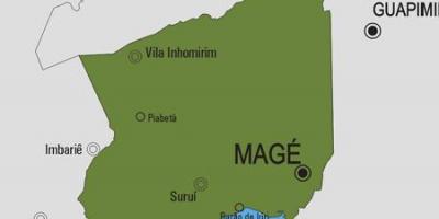 Žemėlapis Magé savivaldybė