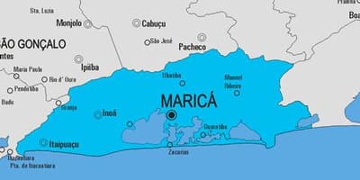 Žemėlapis Maricá savivaldybė
