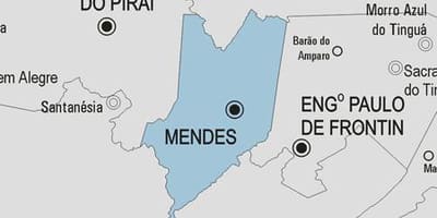 Žemėlapis Mendes savivaldybė