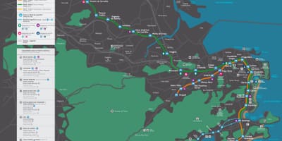 Žemėlapis metro Rio