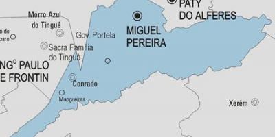Žemėlapis Miguel Pereira savivaldybė