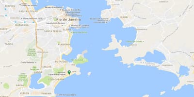 Žemėlapis Copacabana paplūdimys