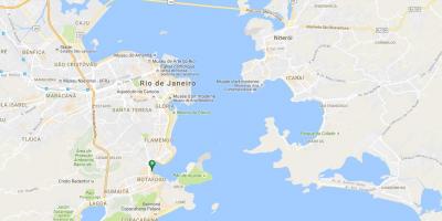 Žemėlapis paplūdimio Botafogo