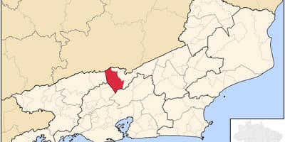 Žemėlapis Paraíba do Sul