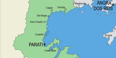 Žemėlapis Parati savivaldybė