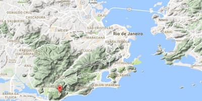 Žemėlapis Pedra da Gávea