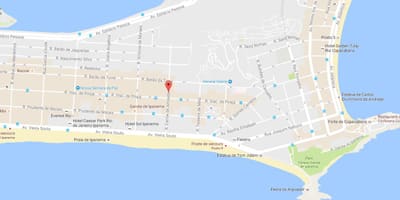 Žemėlapis quartier gėjų Rio de Žaneiras