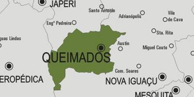 Žemėlapis Queimados savivaldybė