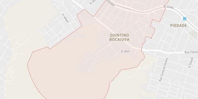 Žemėlapis Quintino Bocaiúva