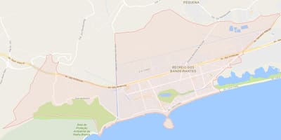Žemėlapis Recreio dos Bandeirantes