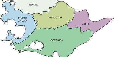 Žemėlapis Regionų Niterói