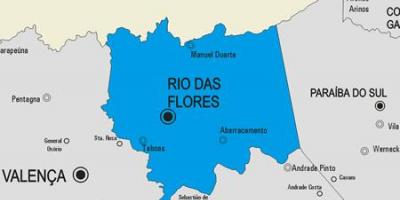 Žemėlapis Rio das Ostras savivaldybė