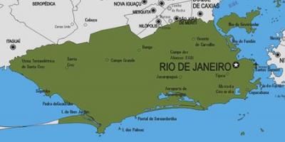 Žemėlapis Rio Tunai savivaldybė