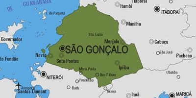 Žemėlapis São Gonçalo savivaldybė