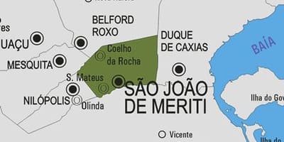 Žemėlapis São João de Meriti savivaldybė