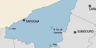 Žemėlapis Sapucaia savivaldybė