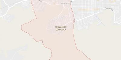 Žemėlapis Senador Camará