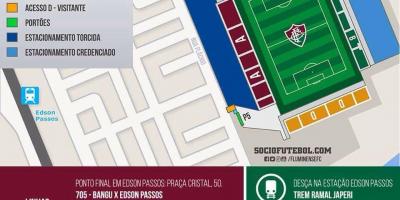Žemėlapis stadionas Giulite Coutinho