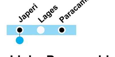 Žemėlapis SuperVia - Line Paracambi