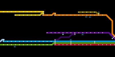 Žemėlapis SuperVia Rio - Linijos