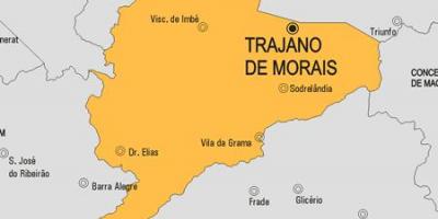 Žemėlapis Trajano de Morais savivaldybė